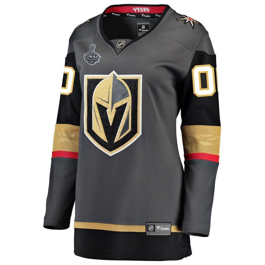 Vegas Golden Knights Women's 2018 Stanley Cup Final Bound Home Breakaway Custom Jersey - Black