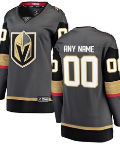 Vegas Golden Knights Women's Home Breakaway Custom Jersey - Black