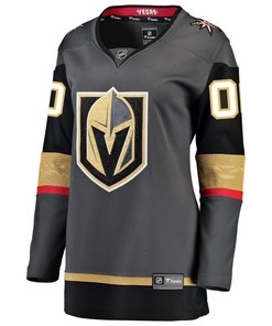 Vegas Golden Knights Women's Home Breakaway Custom Jersey - Black