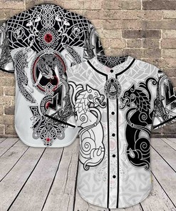 Viking Baseball Shirt 036 Personalized 3d Baseball Jersey