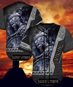 Viking Baseball Shirt 037 Personalized 3d Baseball Jersey