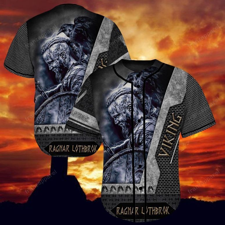 Viking Baseball Shirt 037 Personalized 3d Baseball Jersey