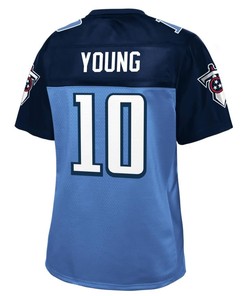 Vince Young Tennessee Titans Nfl Pro Line Womens Retired Player Jersey - Navy