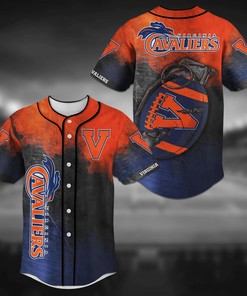 Virginia Cavaliers NCAA Baseball Jersey Shirt - Unique Grenade Design