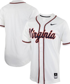 Virginia Cavaliers Replica Baseball Jersey - White Ncaa