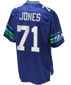 Walter Jones Seattle Seahawks Nfl Pro Line Retired Player Jersey - College Navy