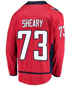 Washington Capitals Conor Sheary 73 Home 2022 Stanley Cup Playoffs Breakaway Men Jersey - Red
