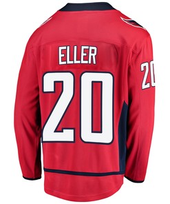 Washington Capitals Lars Eller 20 Home 2022 Stanley Cup Playoffs Breakaway Men Jersey - Red