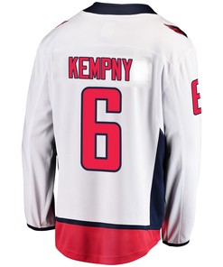 Washington Capitals Michal Kempny 6 Away 2022 Stanley Cup Playoffs Breakaway Men Jersey - White