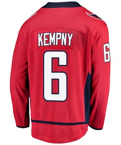 Washington Capitals Michal Kempny 6 Home 2022 Stanley Cup Playoffs Breakaway Men Jersey - Red
