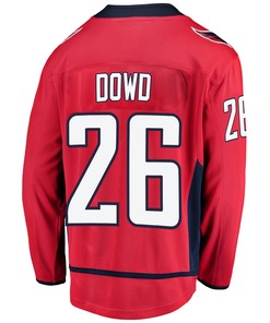 Washington Capitals Nic Dowd 26 Home 2022 Stanley Cup Playoffs Breakaway Men Jersey - Red