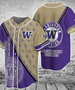 Washington Huskies NCAA Baseball Jersey Shirt For Fans