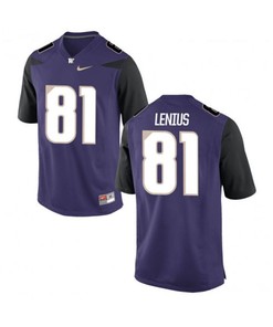 Washington Huskies Purple Brayden Lenius College Football Jersey