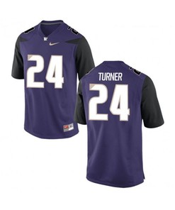 Washington Huskies Purple Ezekiel Turner College Football Jersey