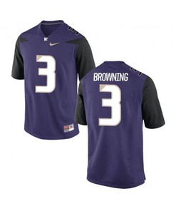 Washington Huskies Purple Jake Browning College Football Jersey