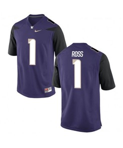 Washington Huskies Purple John Ross College Football Jersey
