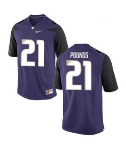 Washington Huskies Purple Quinten Pounds College Football Jersey