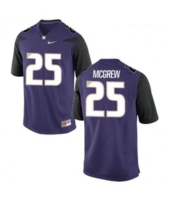 Washington Huskies Purple Sean McGrew College Football Jersey