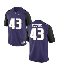 Washington Huskies Purple Tristan Vizcaino College Football Jersey