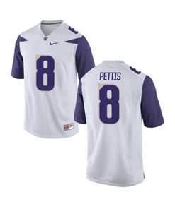 Washington Huskies White Dante Pettis College Football Jersey