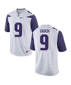 Washington Huskies White Myles Gaskin College Football Jersey