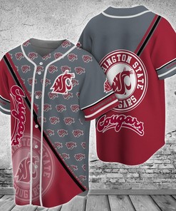 Washington State Cougars NCAA Baseball Jersey Shirt For Fans