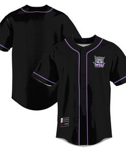 Weber State Wildcats Baseball Jersey - Black Ncaa