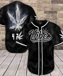 Weed 420 Vibes Personalized 3d Baseball Jersey