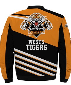 Wests Tigers Jacket 3D Full-zip Jackets