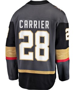 William Carrier Vegas Golden Knights Breakaway Player Jersey - Black