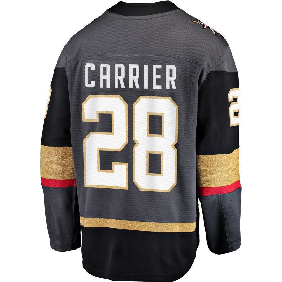 William Carrier Vegas Golden Knights Breakaway Player Jersey - Black
