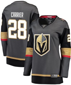 William Carrier Vegas Golden Knights Women's Breakaway Player Jersey - Black