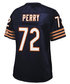 William Perry Chicago Bears Nfl Pro Line Womens Retired Player Jersey - Navy