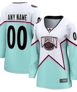 Women's 2023 NHL All-Star Game - Western Conference Custom Jersey - White