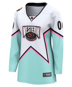 Women's 2023 NHL All-Star Game - Western Conference Custom Jersey - White
