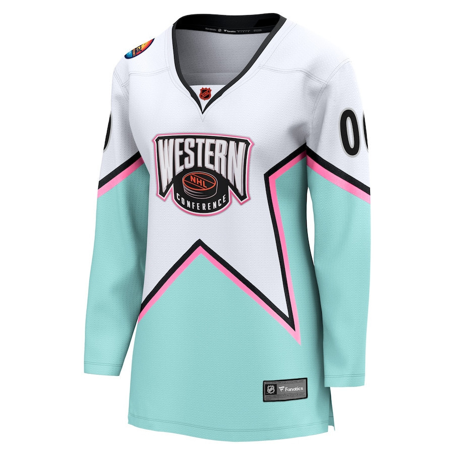 Women's 2023 NHL All-Star Game - Western Conference Custom Jersey - White