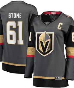Women's Mark Stone Gray Vegas Golden Knights Home Premier Breakaway Player Jersey Jersey