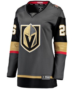 Women's Mattias Janmark Gray Vegas Golden Knights 2017/18 Home Breakaway Jersey Jersey