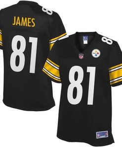 Womens Pittsburgh Steelers Jesse James Nfl Pro Line Team Color Jersey
