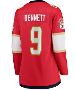 Women's Sam Bennett Red Florida Panthers 2017/18 Home Breakaway Jersey Jersey