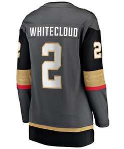 Women's Zach Whitecloud Black Vegas Golden Knights Home Breakaway Jersey Jersey
