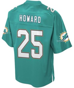 Xavien Howard Miami Dolphins Nfl Pro Line Youth Player Jersey - Aqua