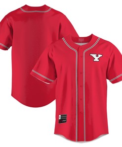 Youngstown State Penguins Baseball Jersey - Red Ncaa