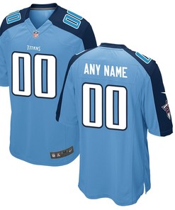 Youth Tennessee Titans Nike Light Blue Custom Alternate Jersey