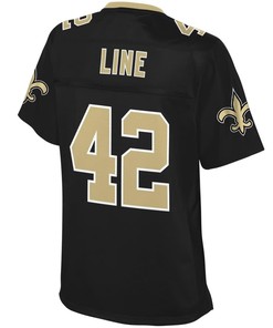 Zach Line New Orleans Saints Nfl Pro Line Womens Team Color Player Jersey - Black
