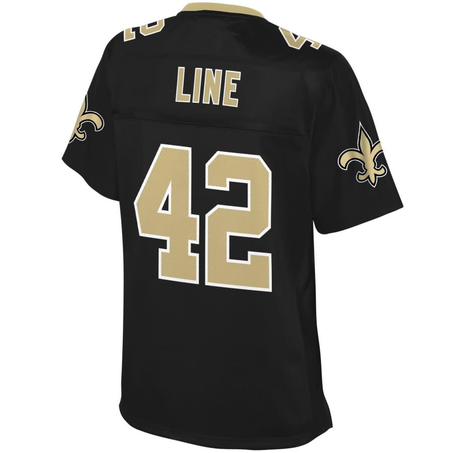 Zach Line New Orleans Saints Nfl Pro Line Womens Team Color Player Jersey - Black