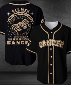 Zodiac The Best Are Born As Cancer 3d Personalized 3d Baseball Jersey 140621h