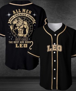Zodiac The Best Are Born As Leo 3d Personalized 3d Baseball Jersey 180621xh