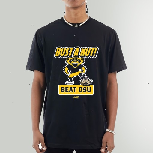 Bust A Nut Anti Ohio State Shirt For Missouri College Fans