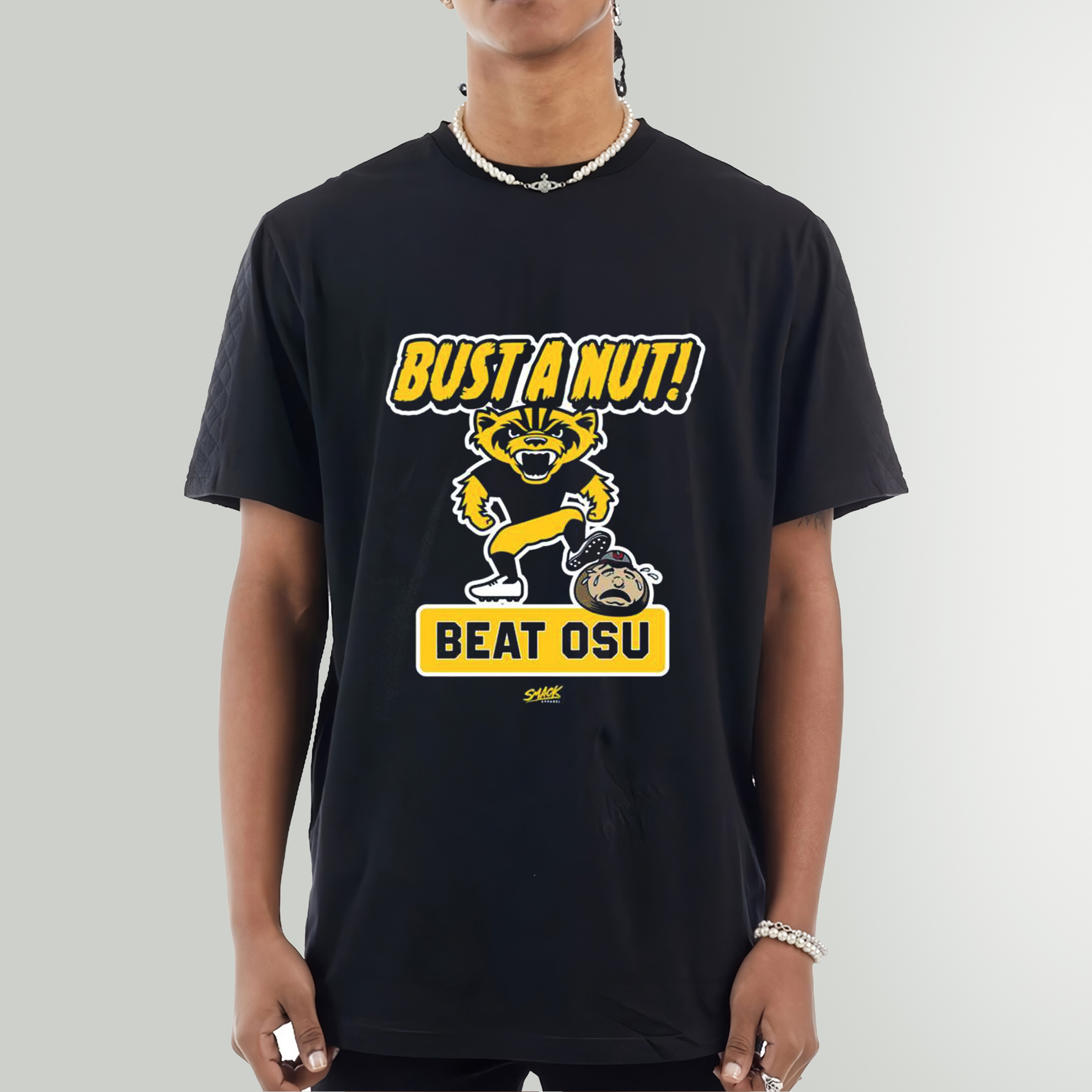 Bust A Nut Anti Ohio State Shirt For Missouri College Fans